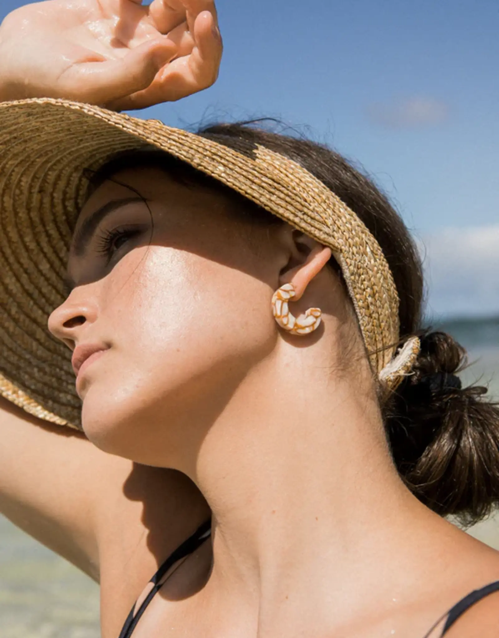 Nat & Noor Hoop Earring - Ray:  Dandelion