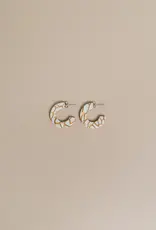 Nat & Noor Hoop Earring - Ray:  Dandelion