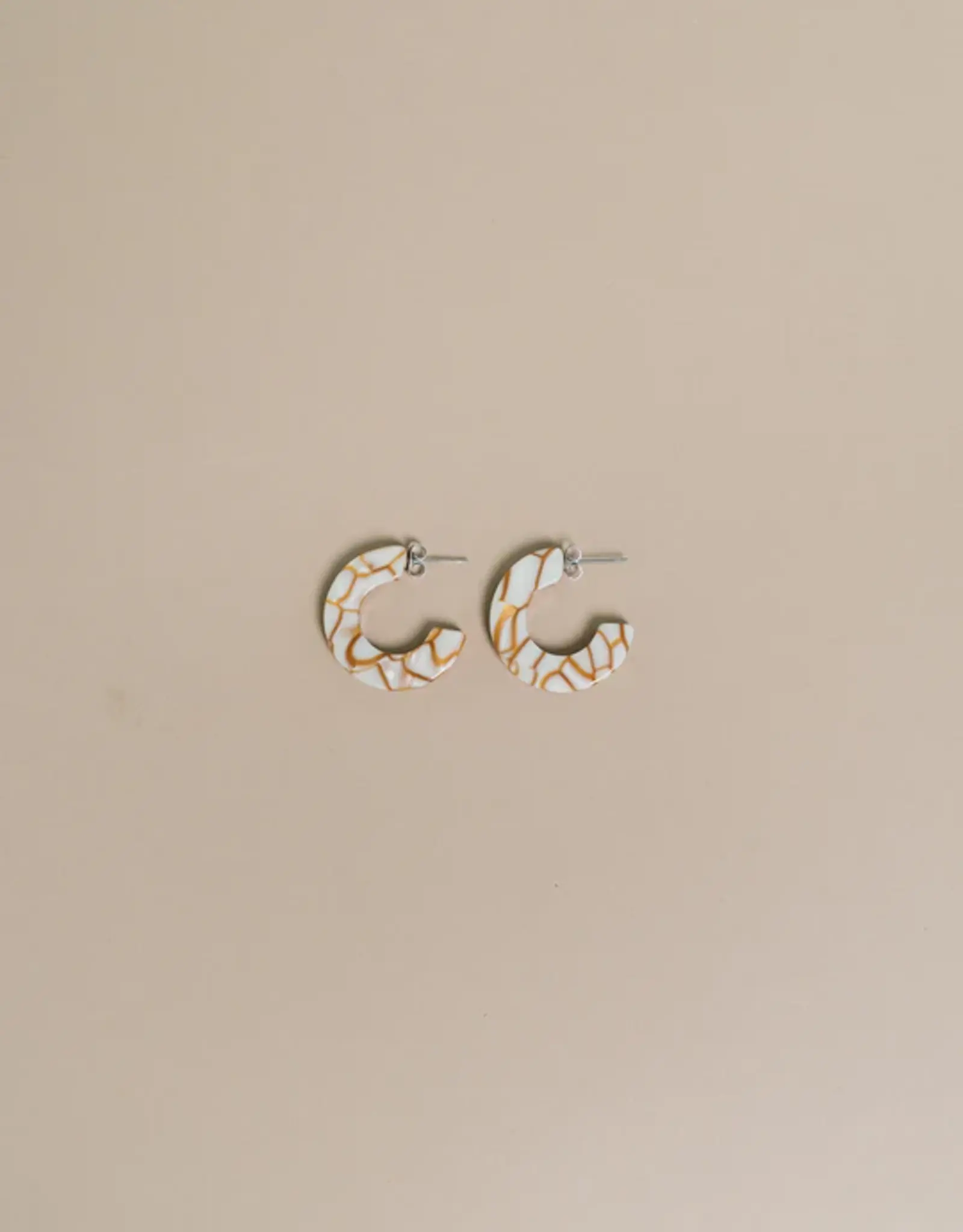 Nat & Noor Hoop Earring - Ray:  Dandelion