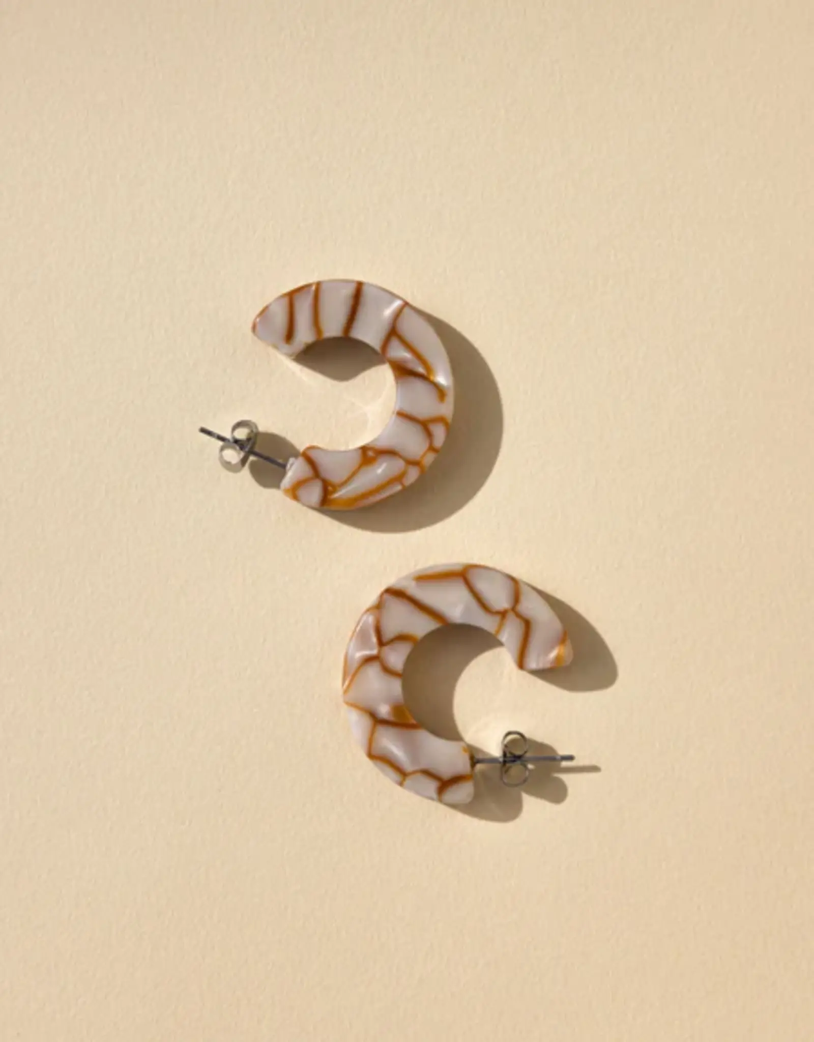 Nat & Noor Hoop Earring - Ray:  Dandelion