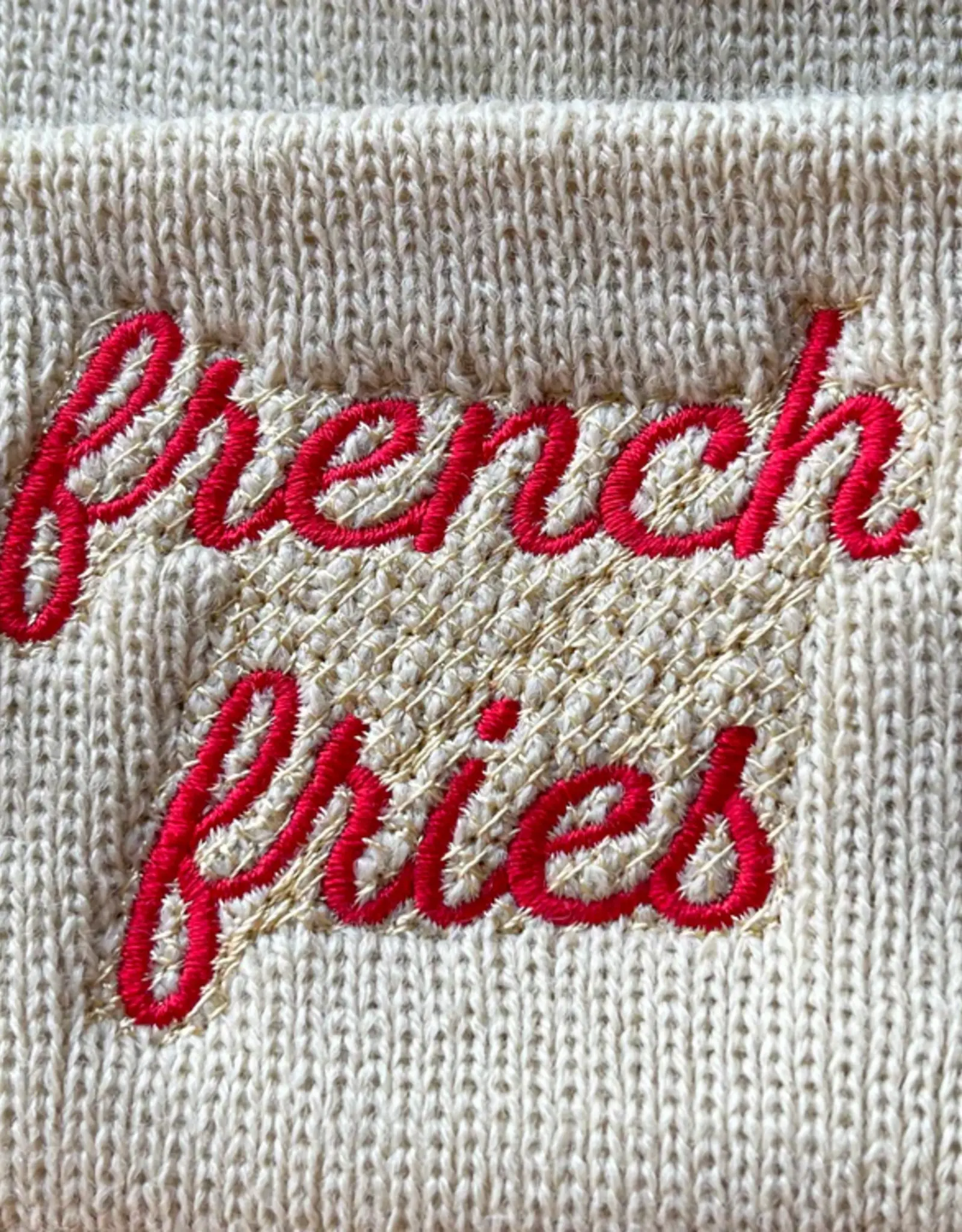 The Silver Spider Hat - Beanie: French Fries (Beige Yellow)