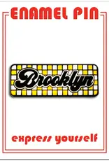The Found Enamel Pin - Brooklyn Checkered