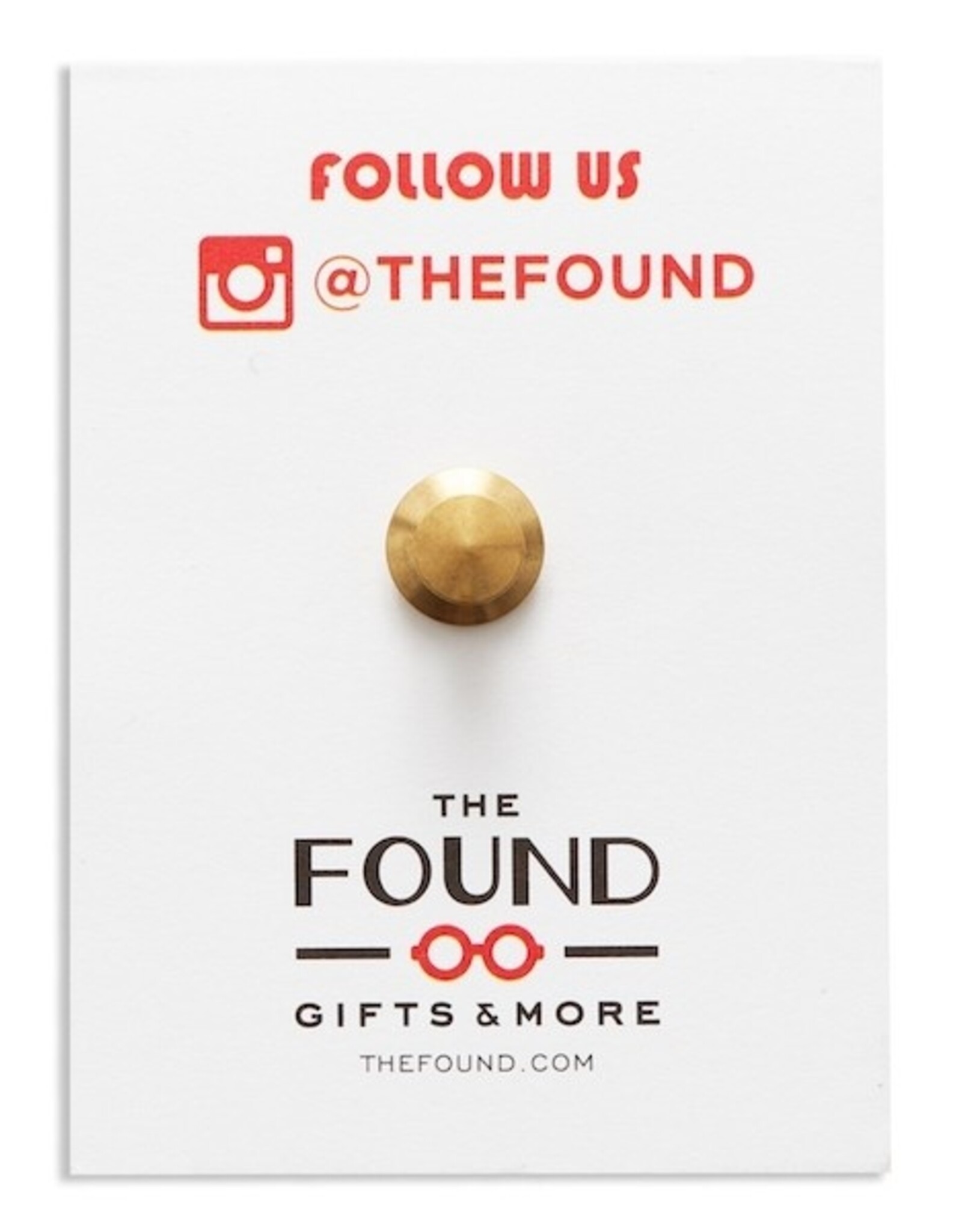 The Found Enamel Pin - Brooklyn Checkered