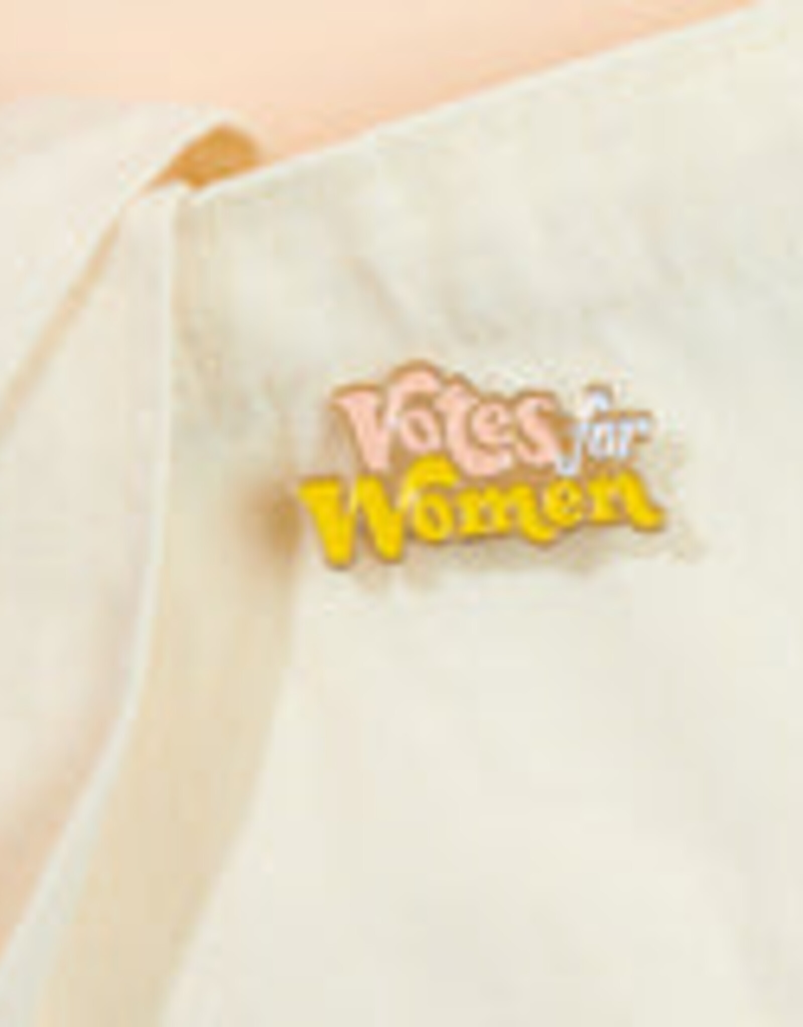 And Here We Are Enamel Pin - Votes for women