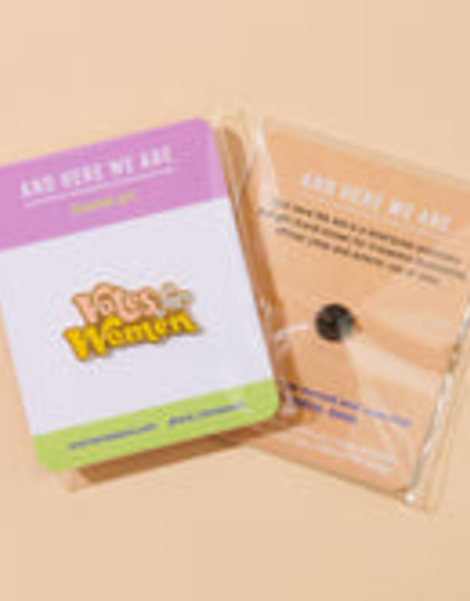 And Here We Are Enamel Pin - Votes for women