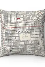 Daisy Mae Designs Pillow - Brooklyn Flatbush Map