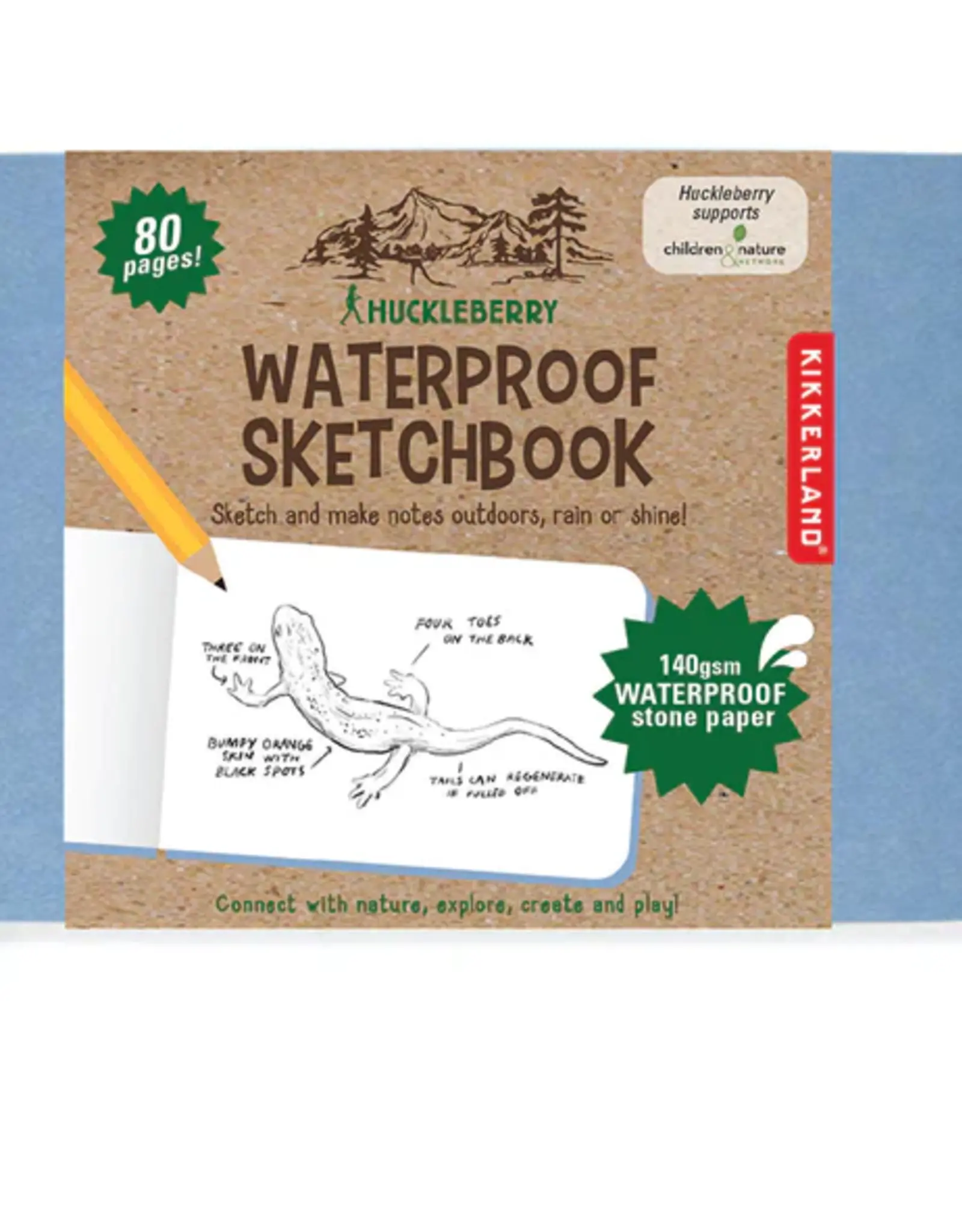 Kikkerland Sketchbook - Huckleberry Waterproof