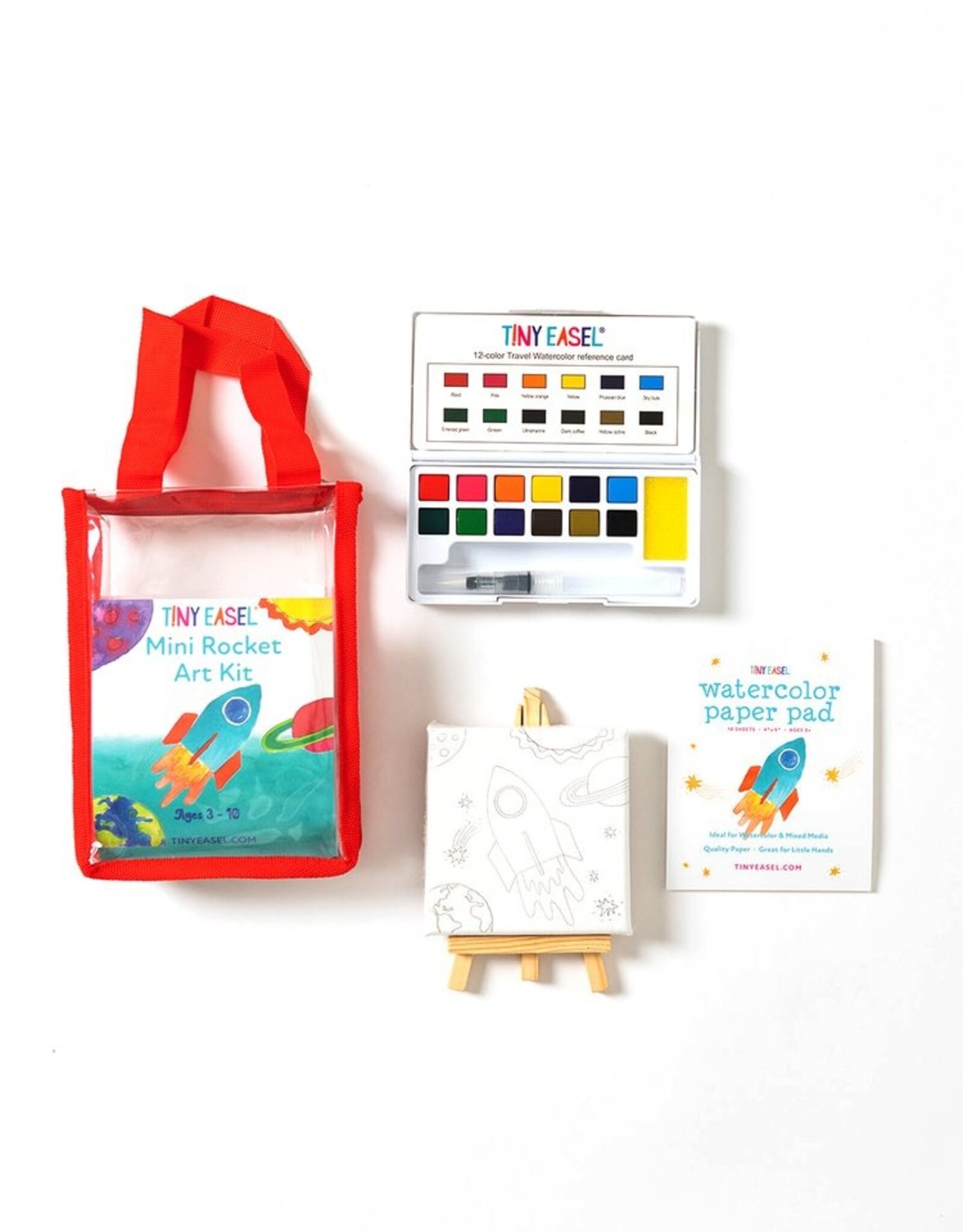 Tiny Easel Mini Art Kit - Rocket