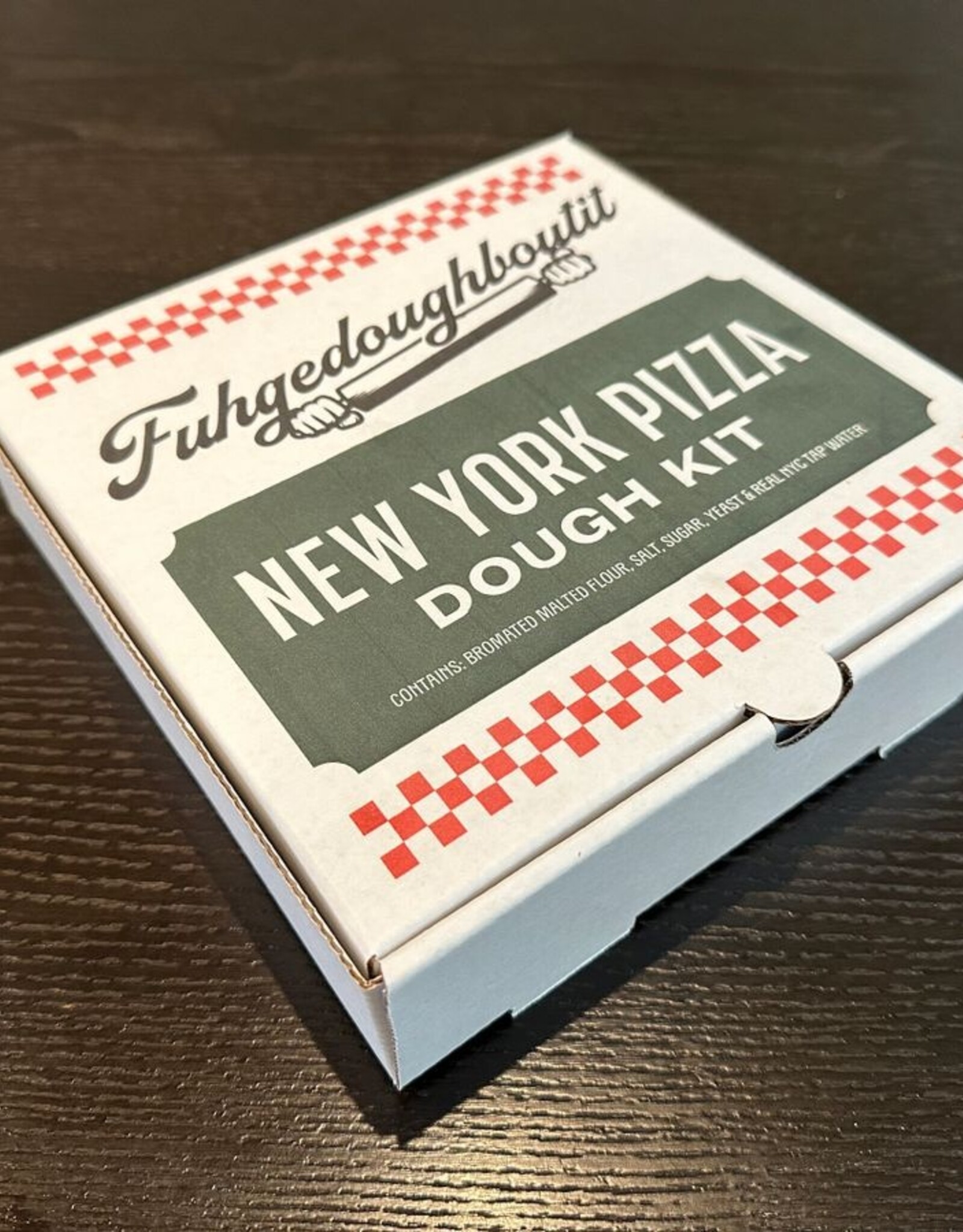 Fuhgedoughboudit Pizza Box - New York Pizza Dough Kit