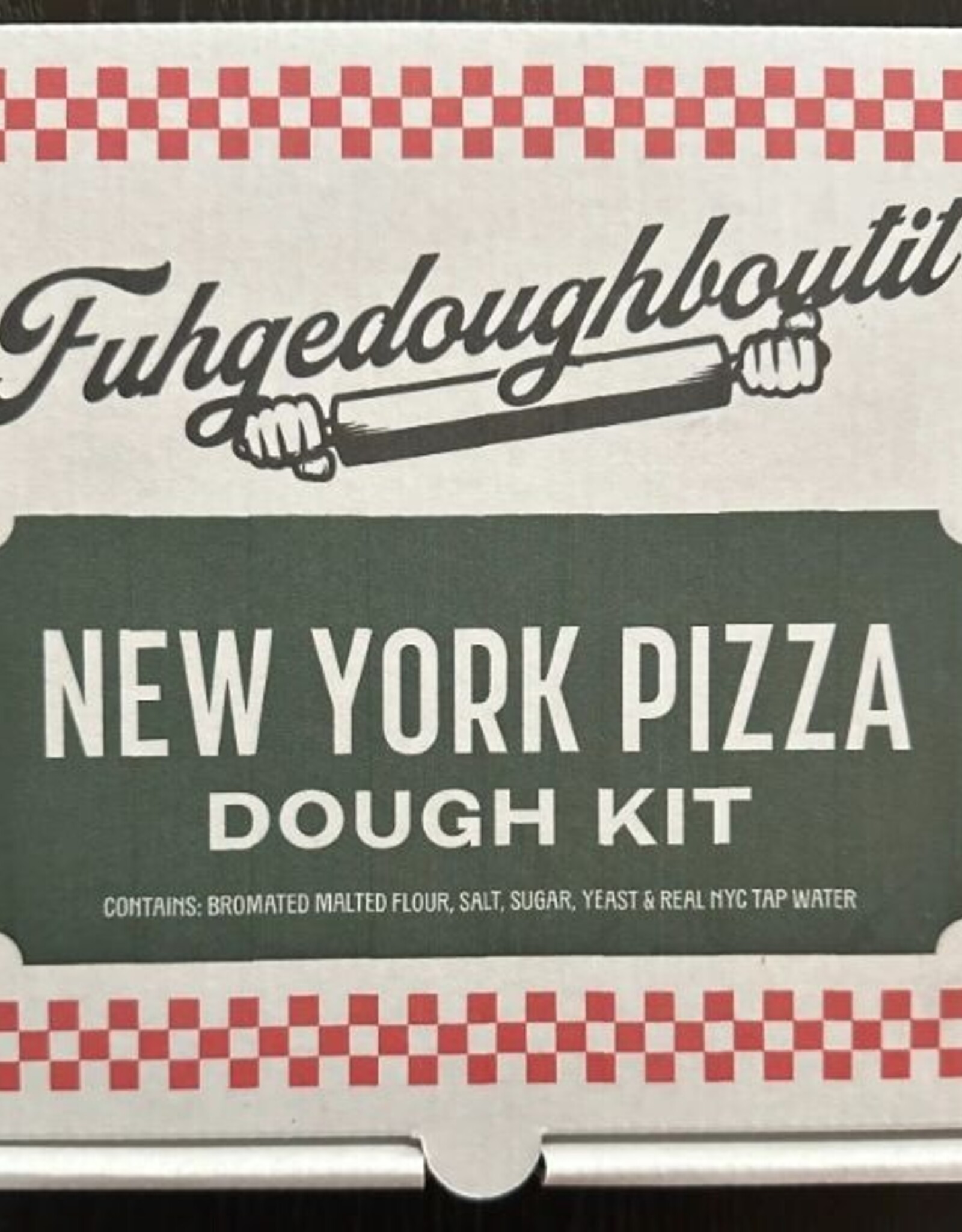 Fuhgedoughboudit Pizza Box - New York Pizza Dough Kit