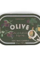 Paddywax Candle - Bistro Tin: Fig and Olive