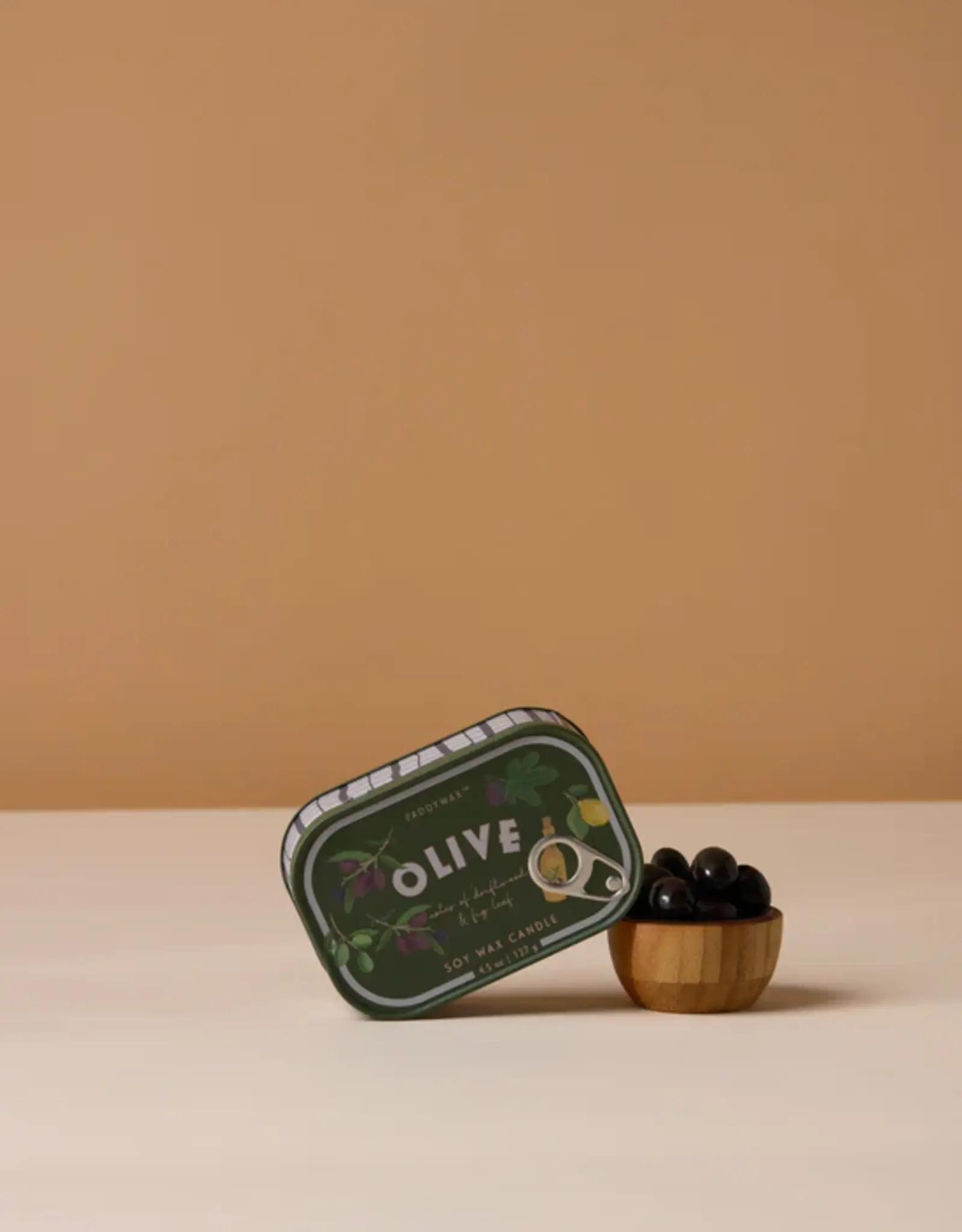 Paddywax Candle - Bistro Tin: Fig and Olive