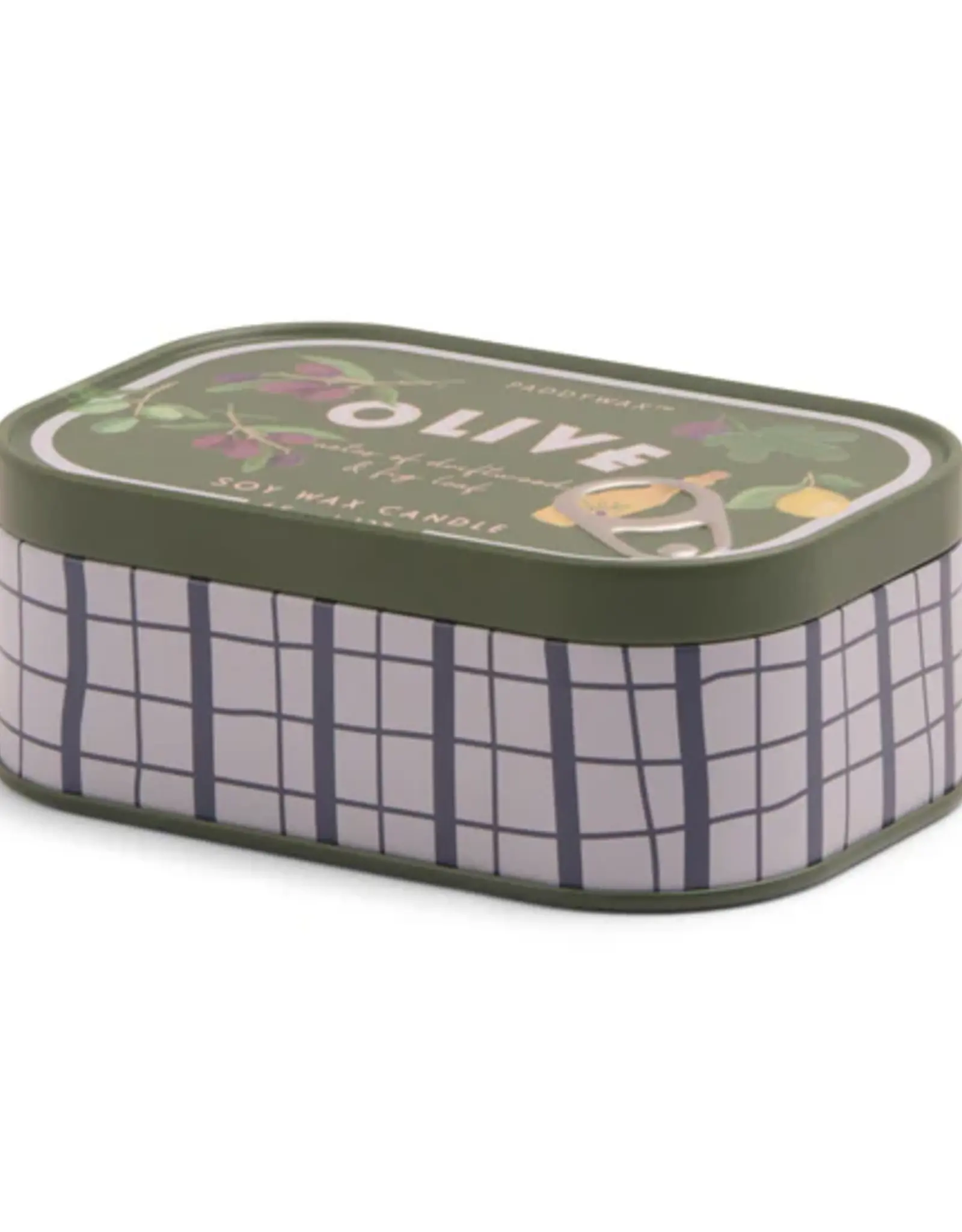 Paddywax Candle - Bistro Tin: Fig and Olive