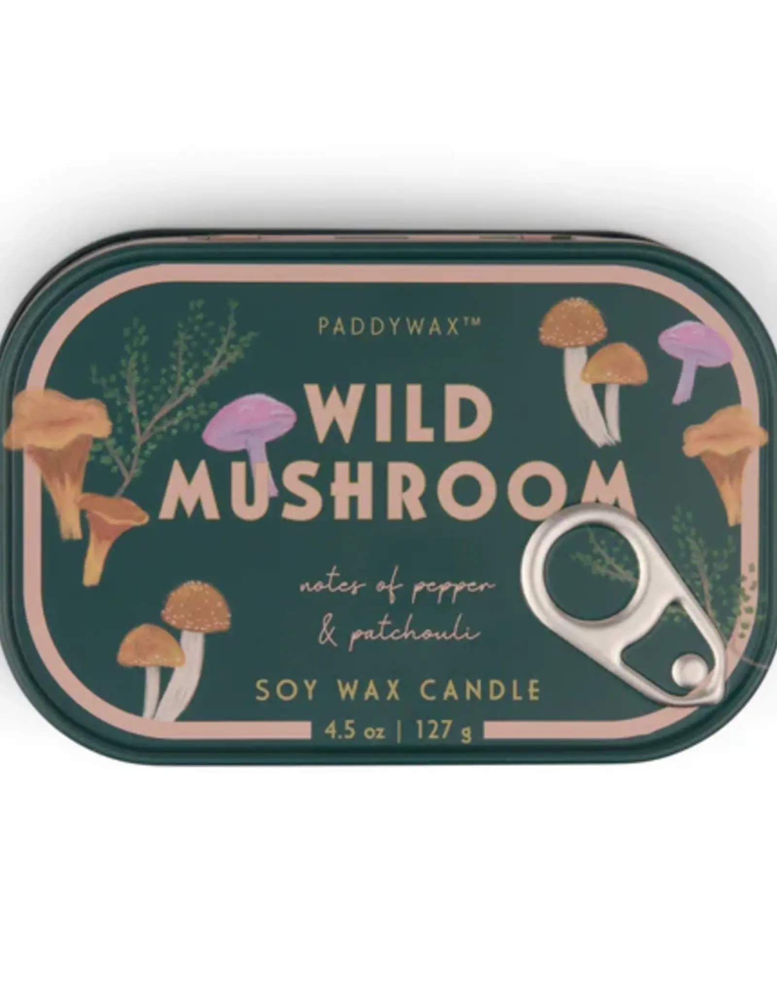 Paddywax Candle - Bistro Tin: Wild Mushroom