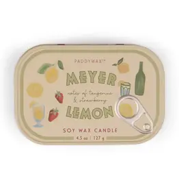 Paddywax Candle - Bistro Tin: Meyer Lemon