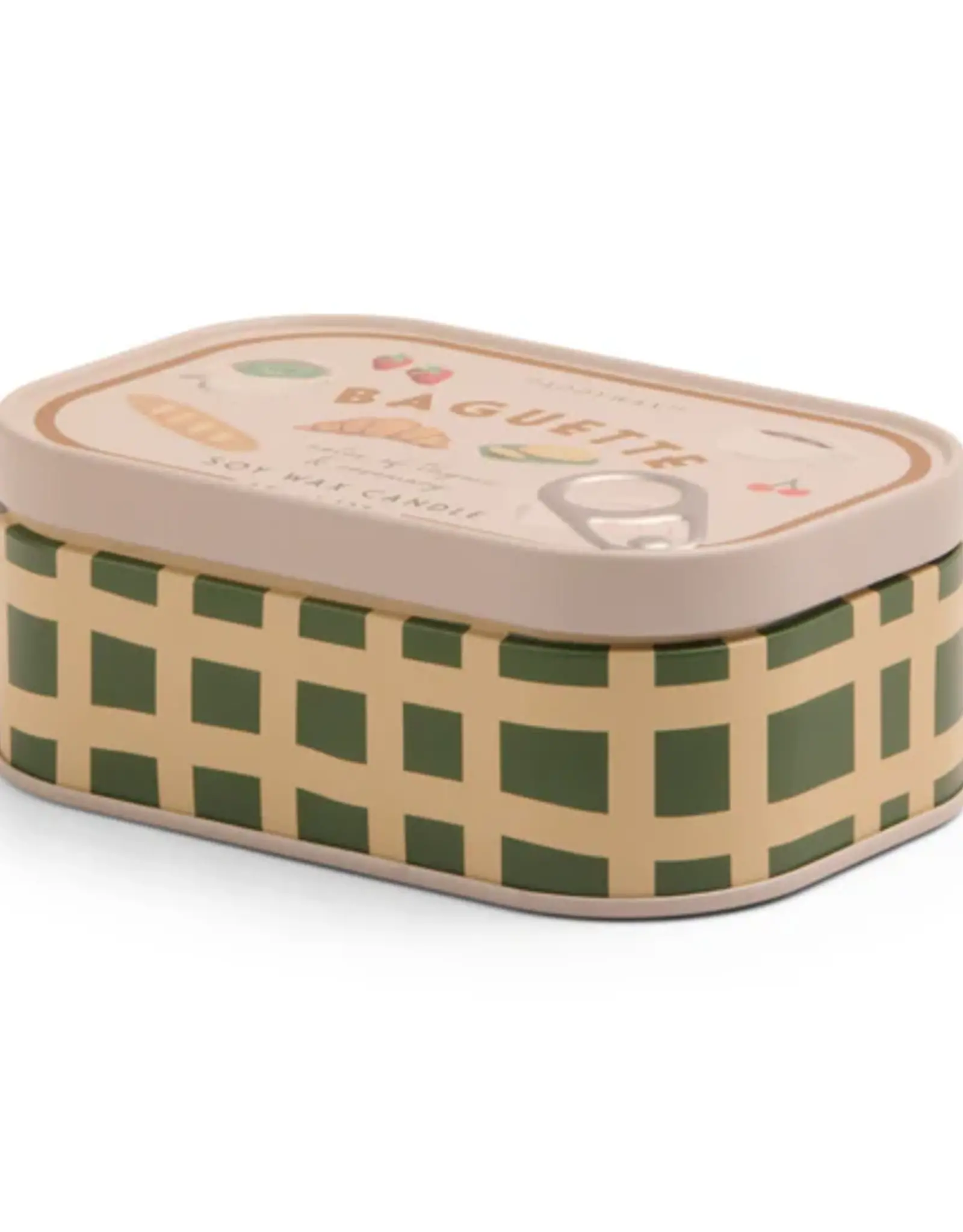 Paddywax Candle - Bistro Tin: French Baguette