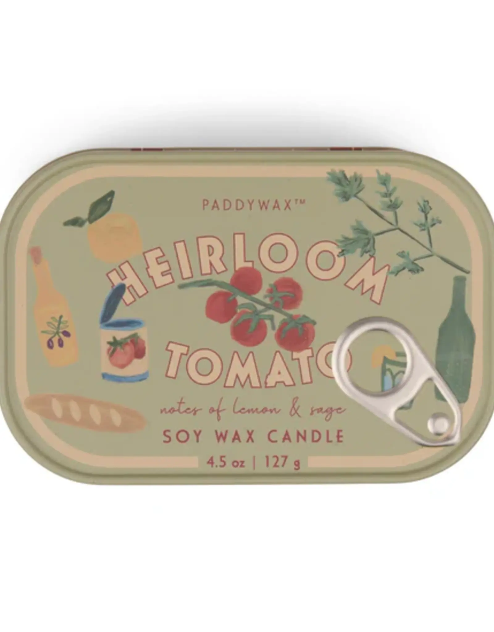 Paddywax Candle - Bistro Tin: Heirloom Tomato