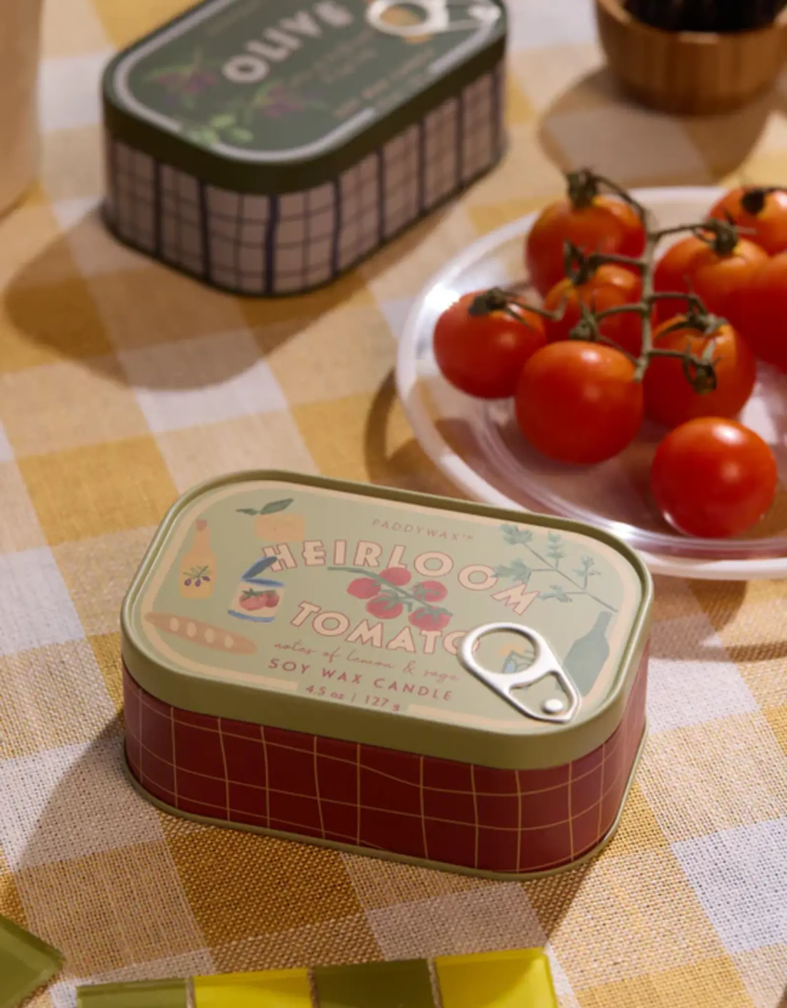 Paddywax Candle - Bistro Tin: Heirloom Tomato