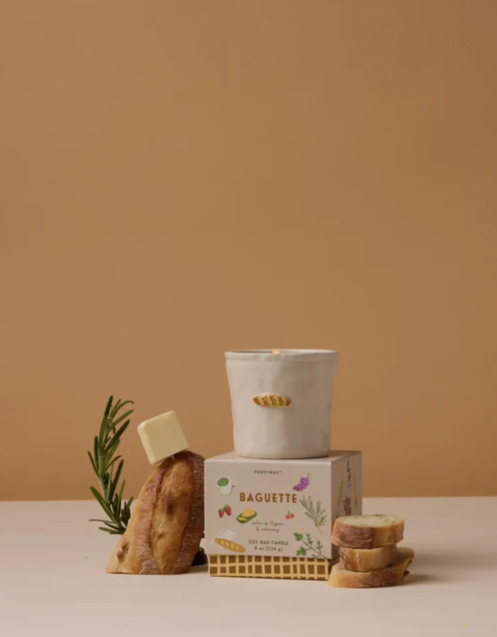 Paddywax Candle - Bistro Boxed: French Baguette