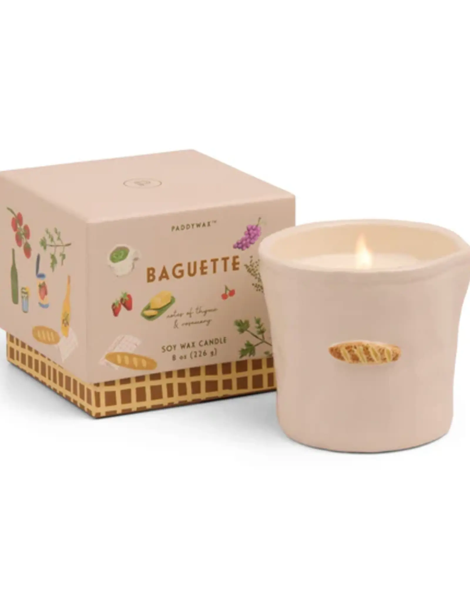 Paddywax Candle - Bistro Boxed: French Baguette