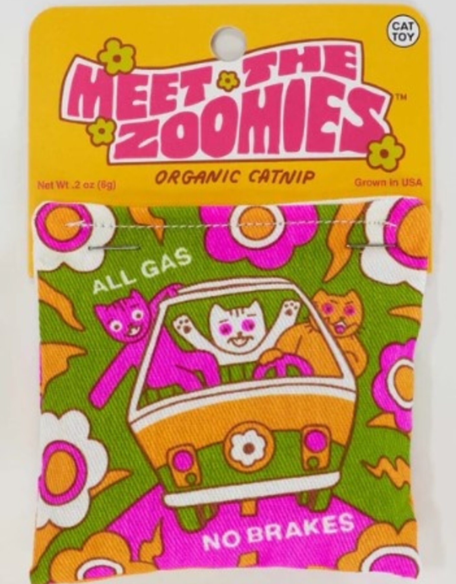 Blue Q Catnip Toy - Meet the Zoomies