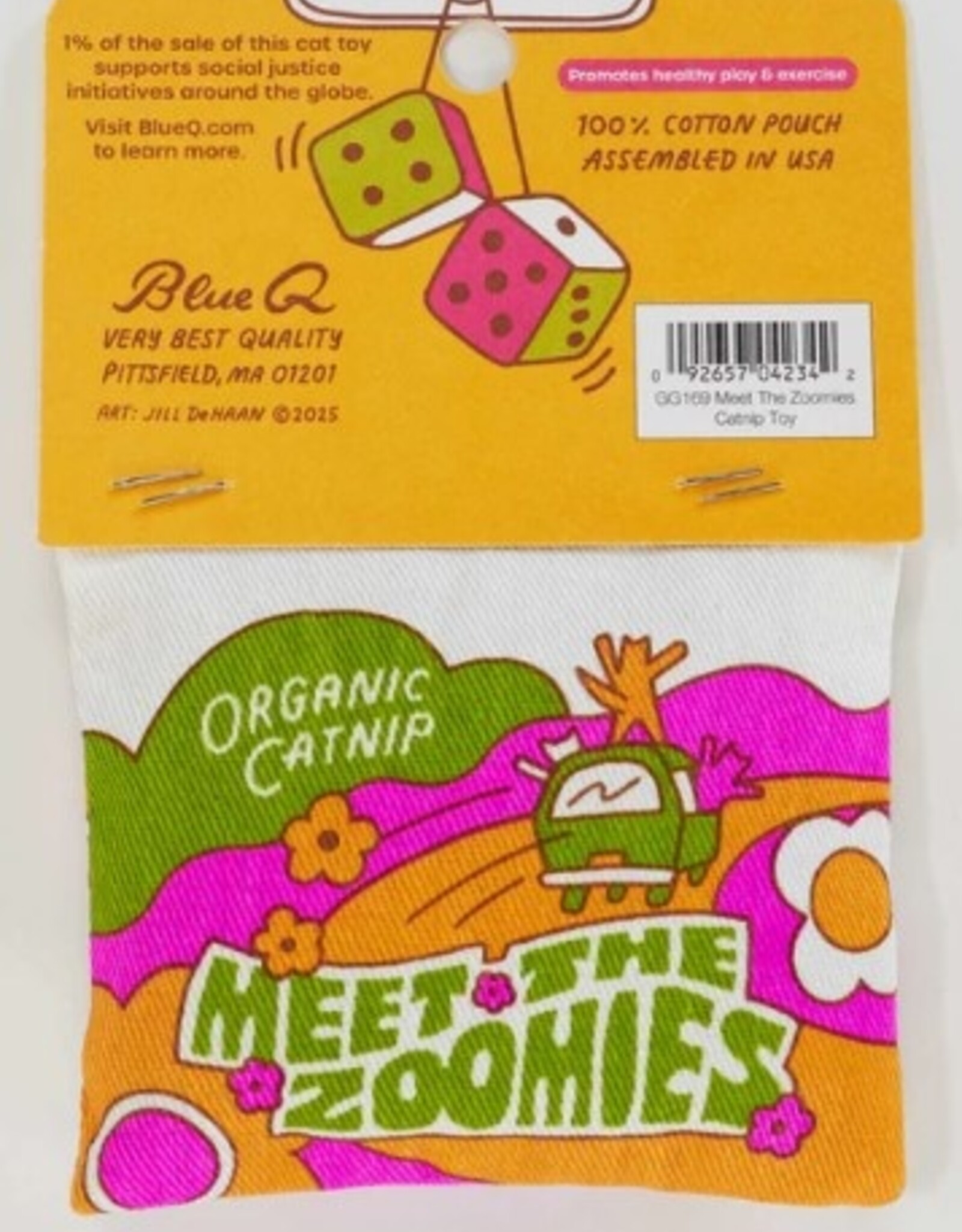 Blue Q Catnip Toy - Meet the Zoomies