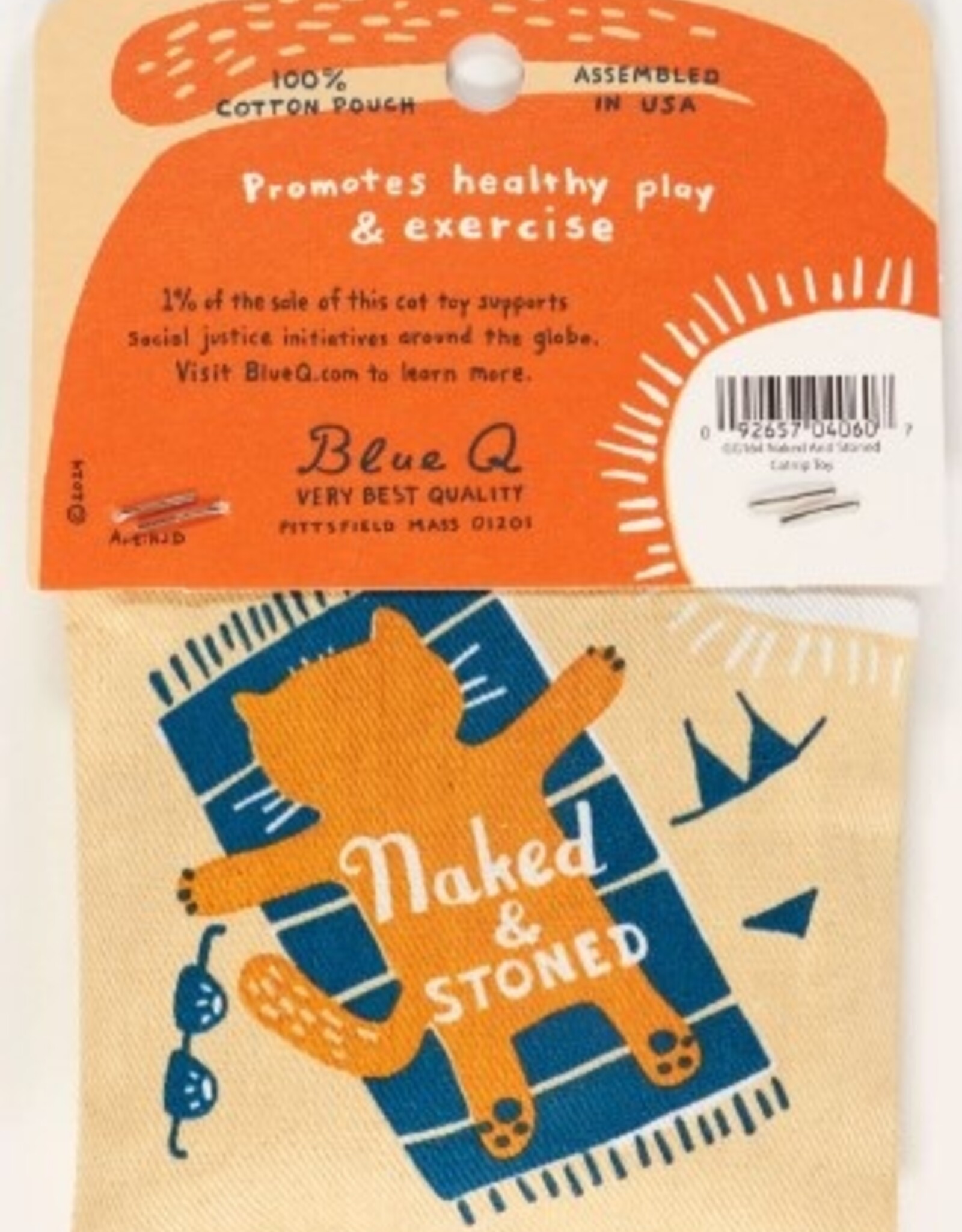 Blue Q Catnip Toy - Naked and Stoned