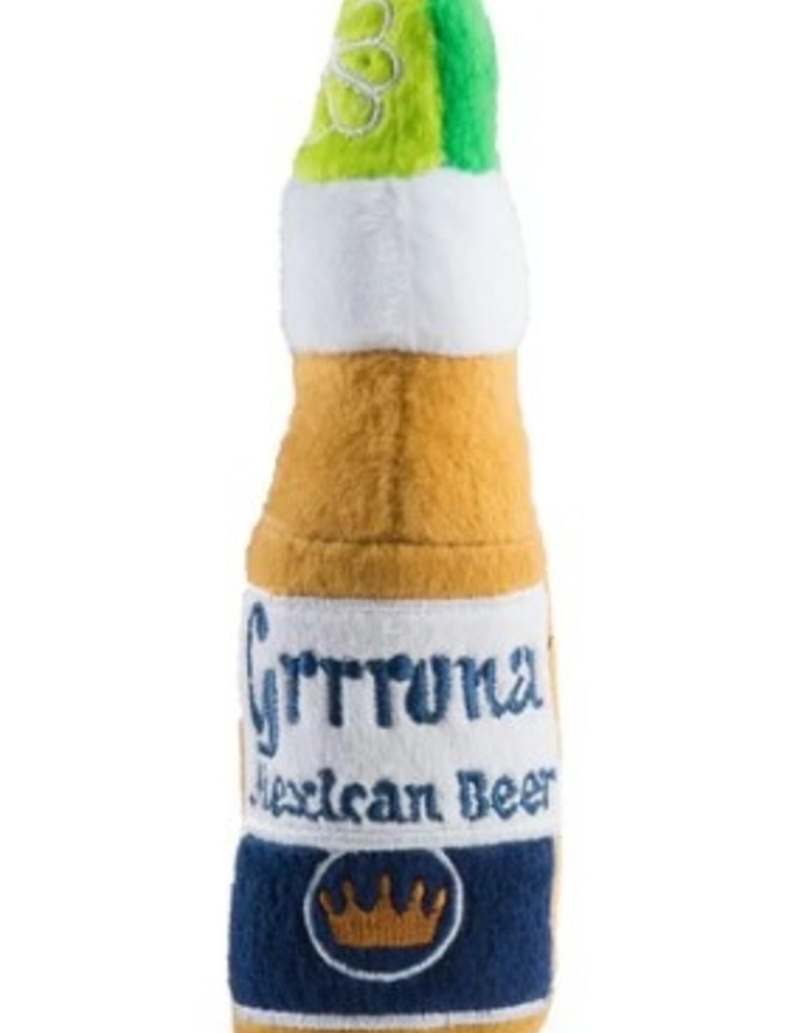 Haute Diggity Dog Plush Dog Toy -  Grrrona Beer