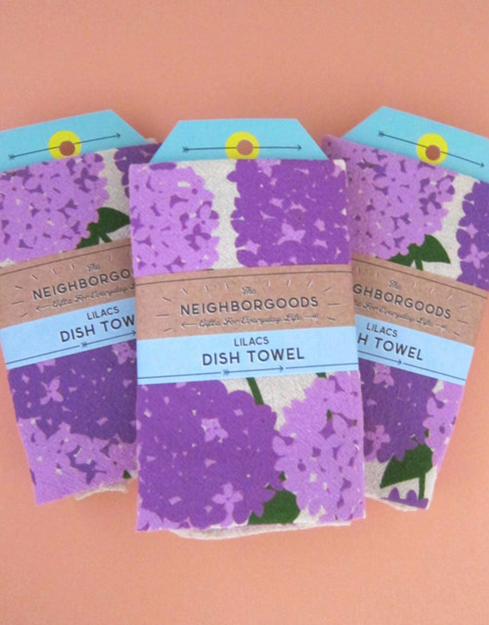 Neighborgoods Dish Towel -  Lilacs