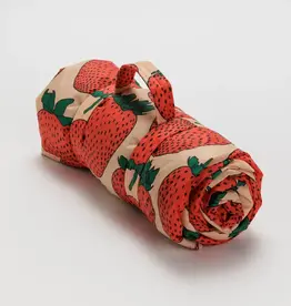 BAGGU Puffy Picnic Blanket -  Strawberry