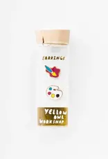 Yellow Owl Workshop Earrings - Stud: Paint Brush & Palette
