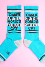 Gumball Poodle Socks - Athletic: Owner of the World's Cutest Cat