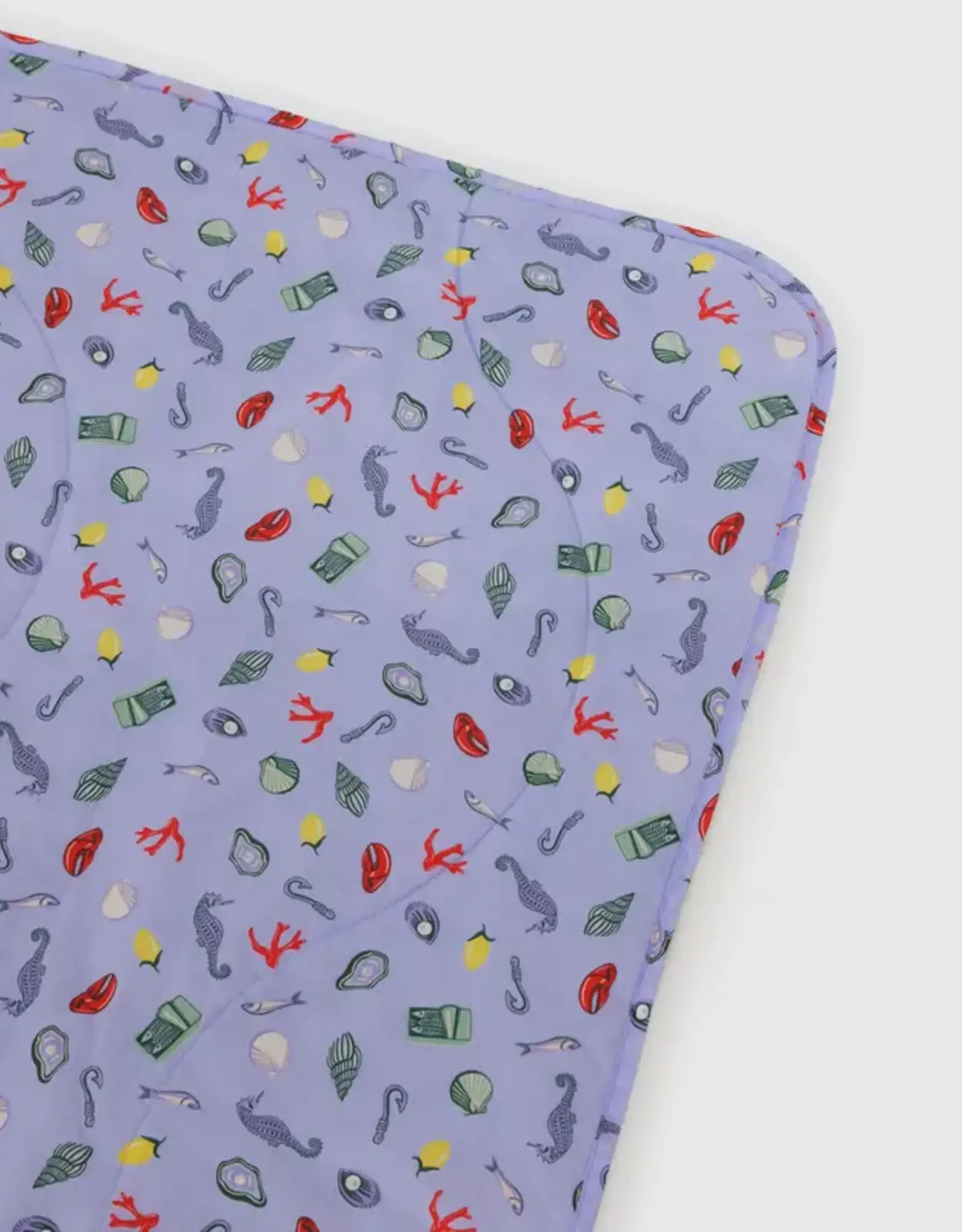 BAGGU Puffy Picnic Blanket - Sea Charms