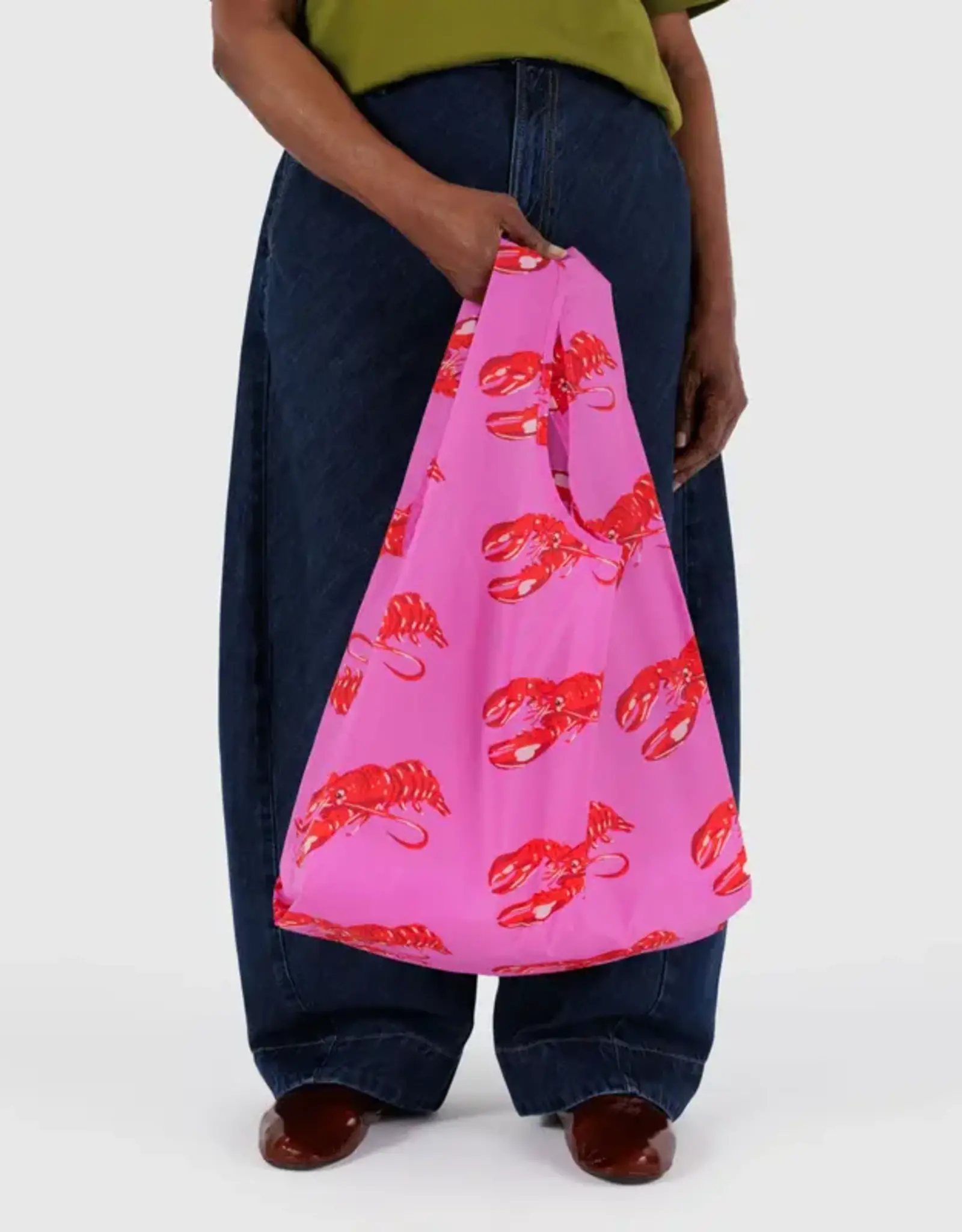 BAGGU Tote - Foldble: Baggu Pink Lobster