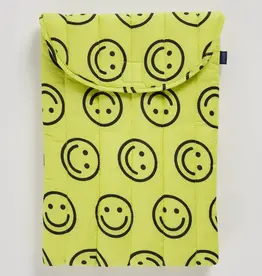 BAGGU Laptop Sleeve Puffy 16" - Yellow Happy