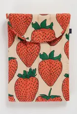 BAGGU Laptop Sleeve Puffy 16" - Strawberry
