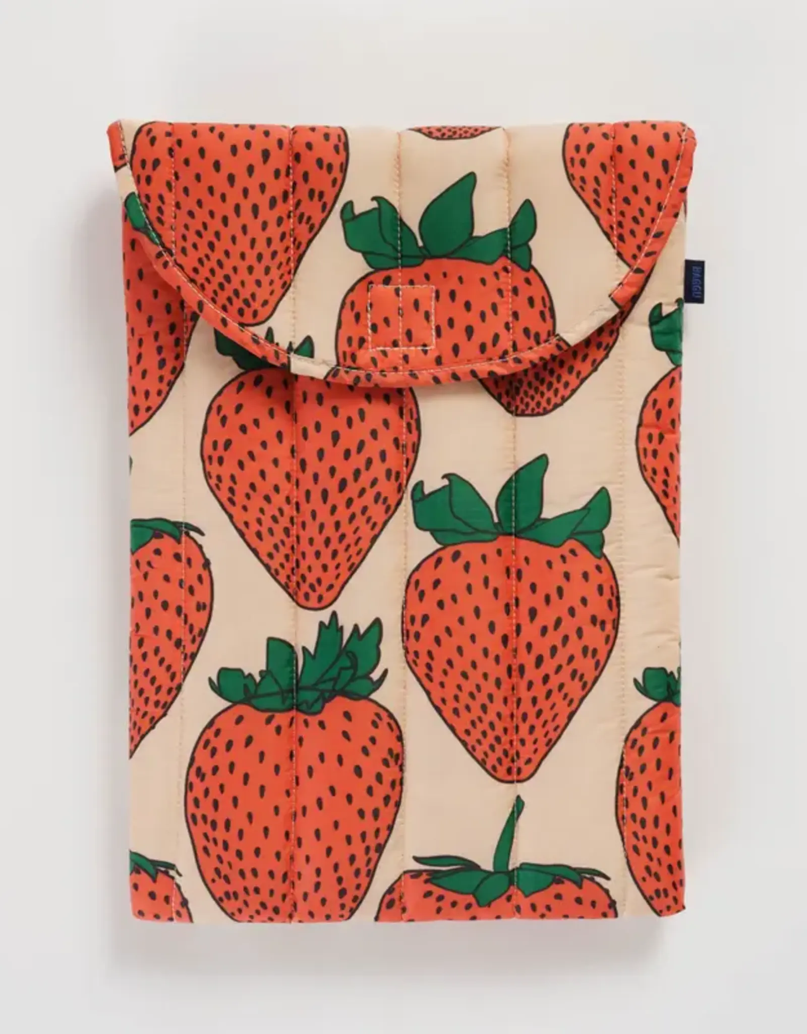 BAGGU Laptop Sleeve Puffy 16" - Strawberry