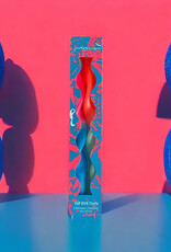 Pink Stories Tapered Candle - Set of 2: Dip Dye Curly Miami Ocean Pink Stories Tapered Candle - Set of 2: Dip Dye Curly Miami Ocean