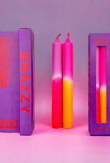 Pink Stories Taper Candles - Set of 2: Dip Dye Snazzy Pink Stories Taper Candles - Set of 2: Dip Dye Snazzy