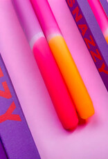 Pink Stories Taper Candles - Set of 2: Dip Dye Snazzy Pink Stories Taper Candles - Set of 2: Dip Dye Snazzy