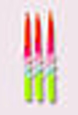 Pink Stories Taper Candle - Set of 3: Dip Dye Swirl Lollipop Flowers Pink Stories Taper Candle - Set of 3: Dip Dye Swirl Lollipop Flowers