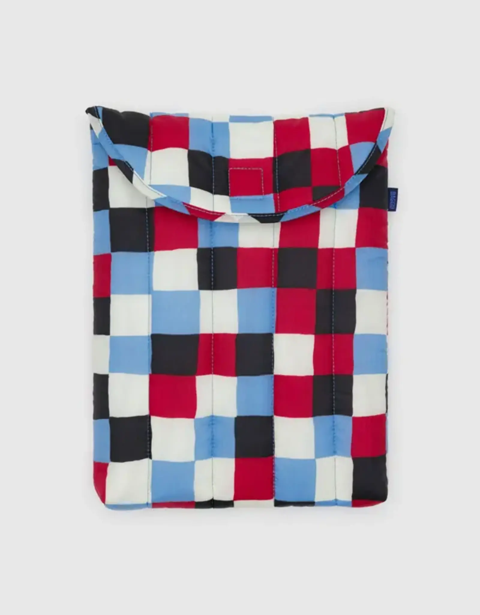 BAGGU Puffy Laptop Sleeve - Painted Check