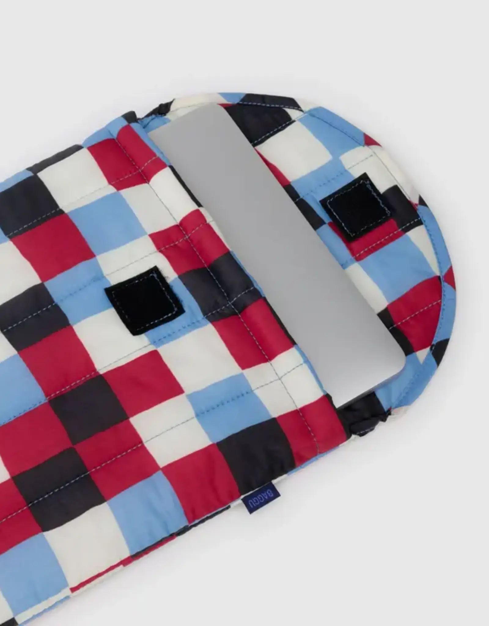 BAGGU Puffy Laptop Sleeve - Painted Check