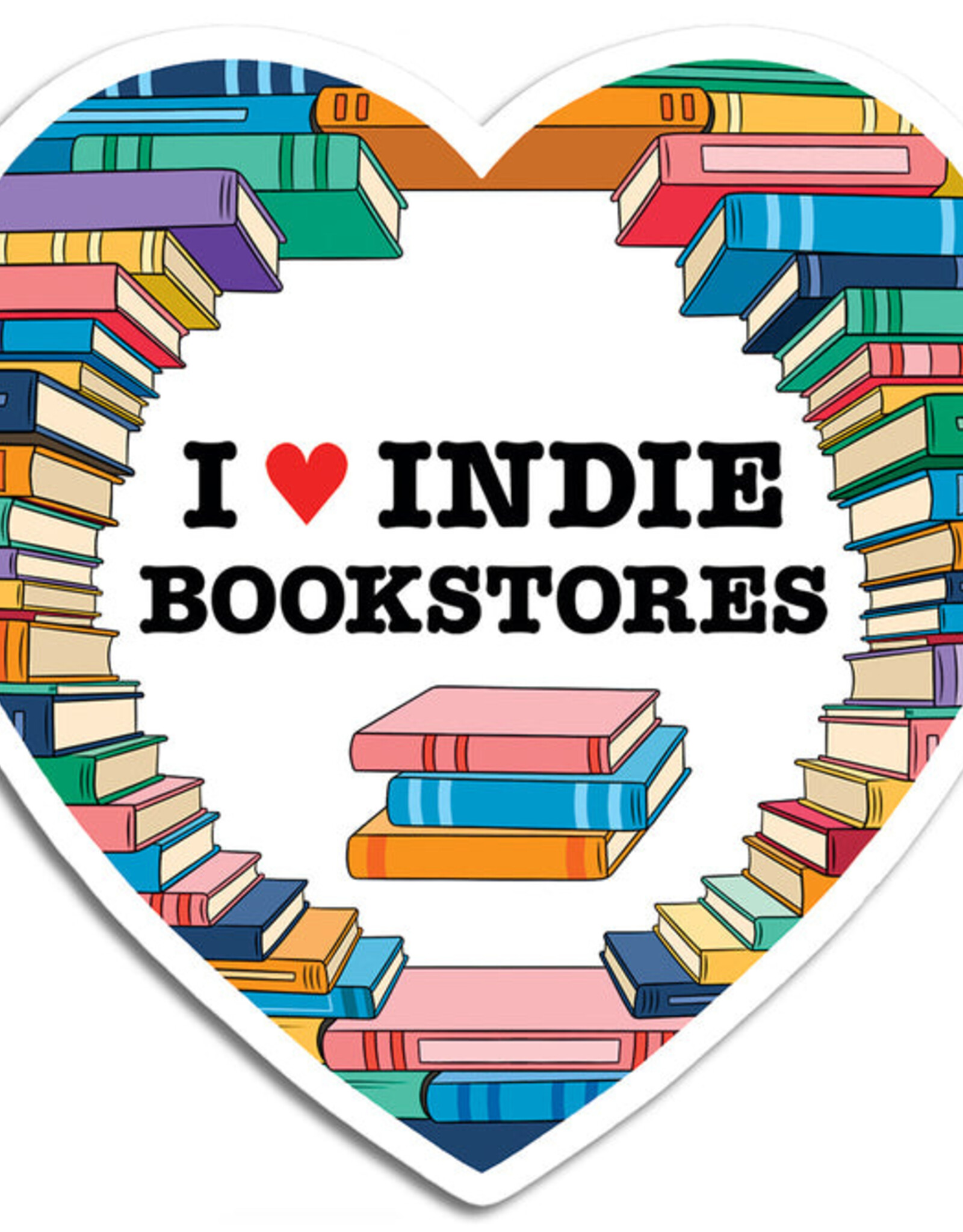 The Found Sticker - I heart Indie Bookstores