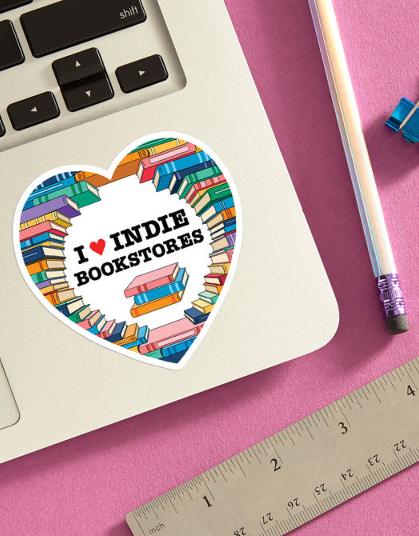 The Found Sticker - I heart Indie Bookstores