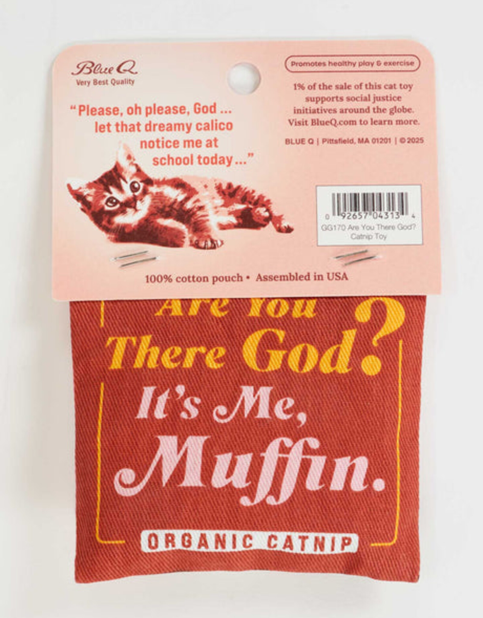 Blue Q Catnip Toy - Are You There God