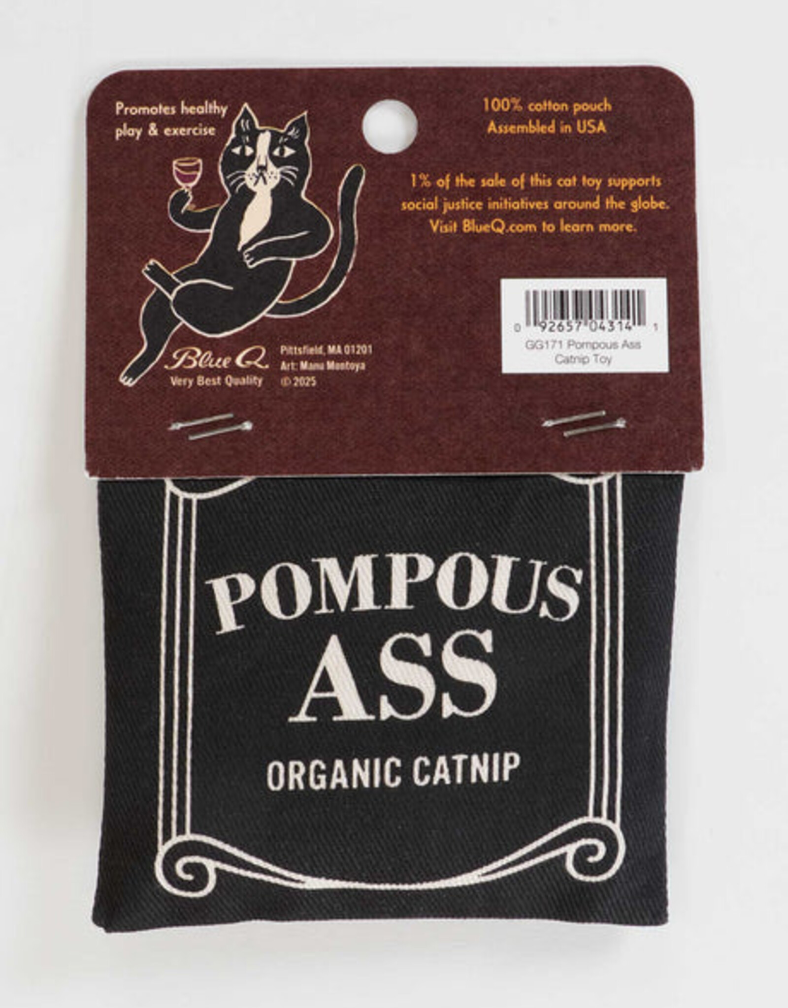 Blue Q Catnip Toy - Pompous Ass