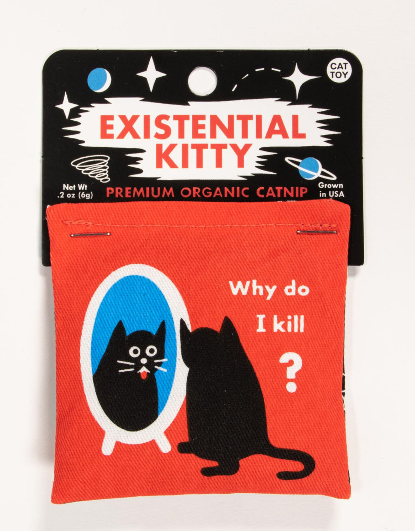 Blue Q Catnip Toy - Existential Kitty