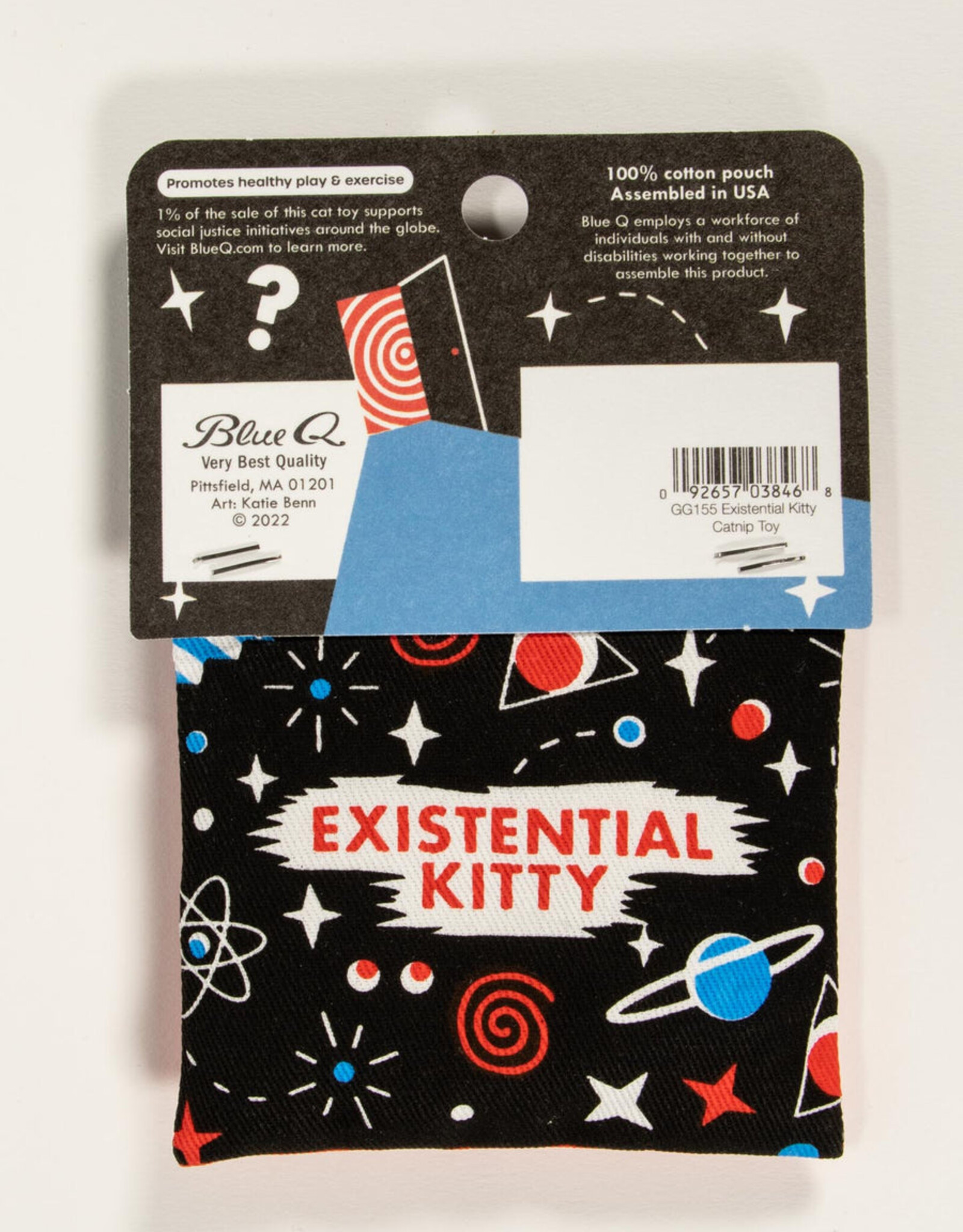 Blue Q Catnip Toy - Existential Kitty