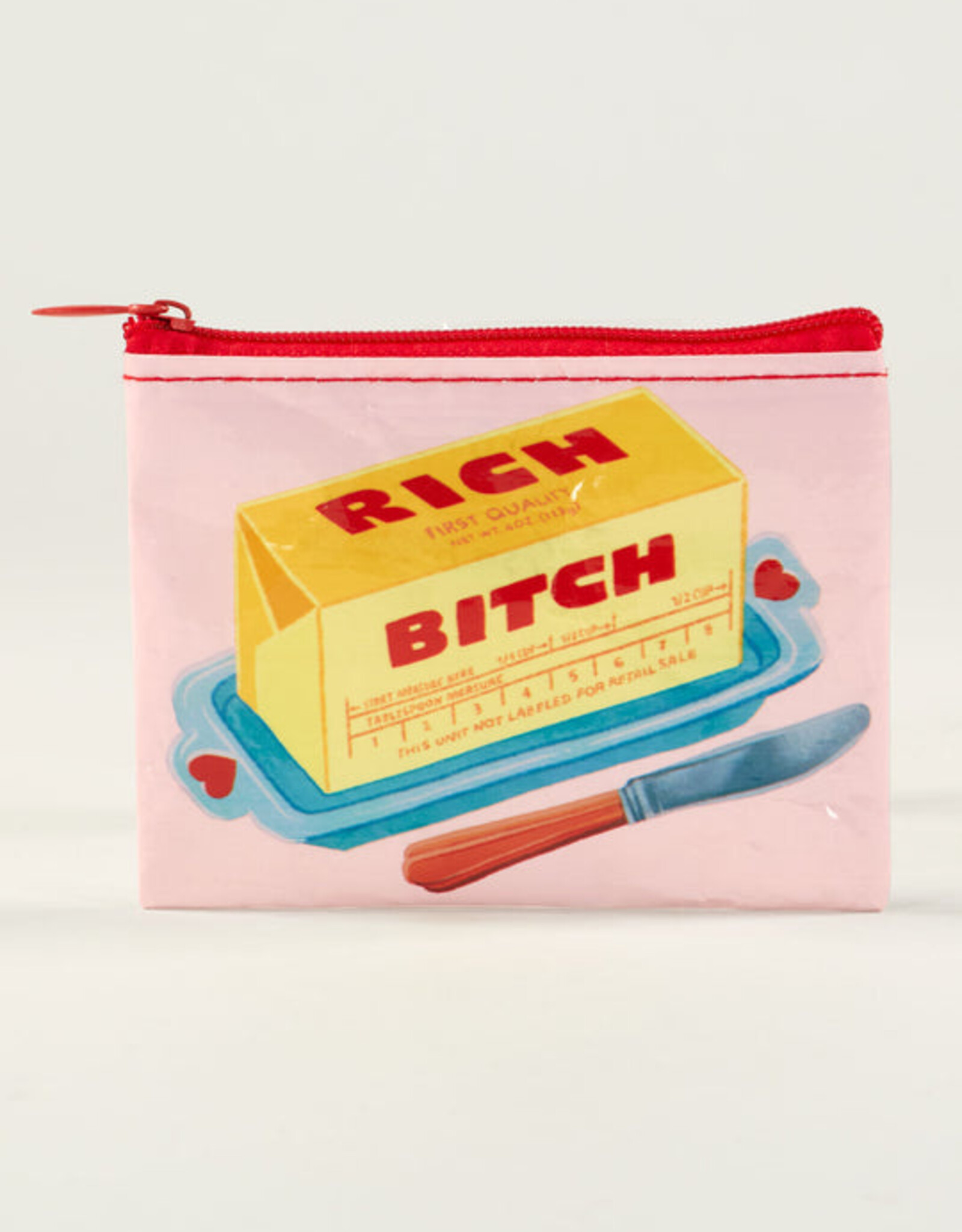 Blue Q Coin Purse - Rich Bitch